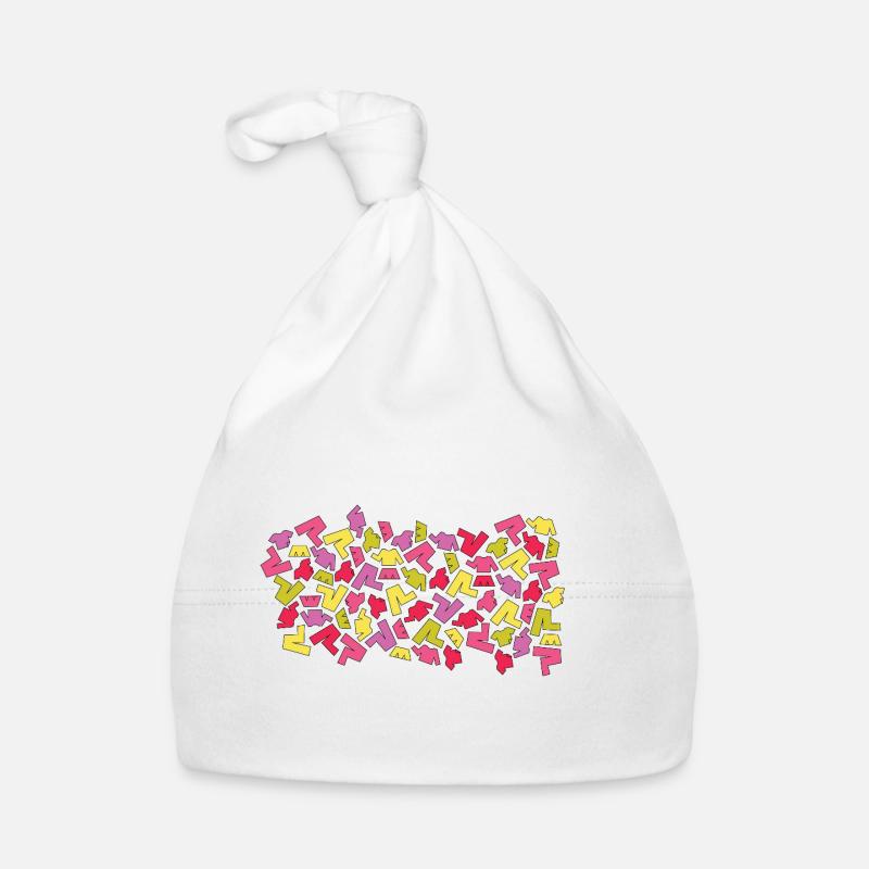 Cool clothing pattern  Organic Baby Cap