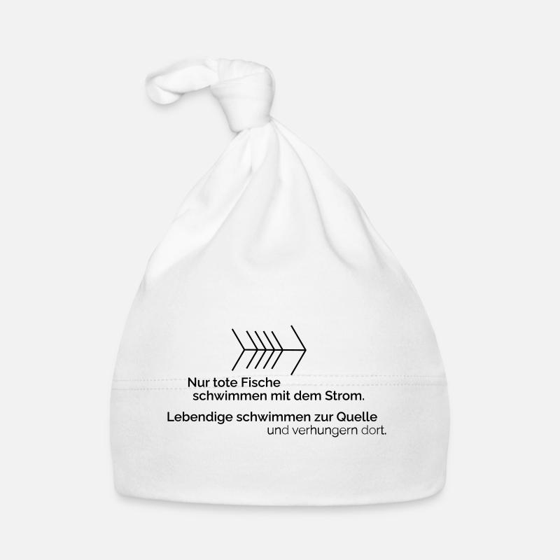 Mit dem Strom Baby Bio-Mütze
