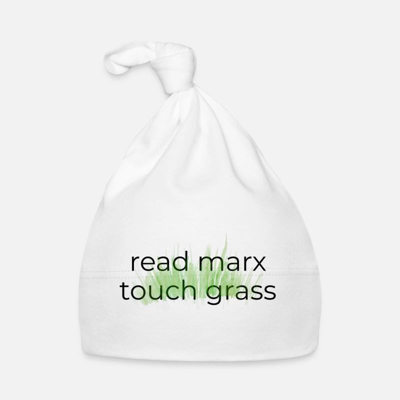 Read Marx, Touch Grass  Baby Bio-Mütze