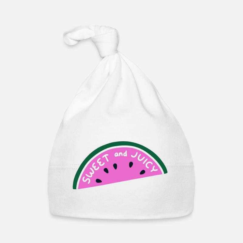 Chemise en pastèque sucrée et juteuse Fruit d’été mignon Bonnet bio Bébé