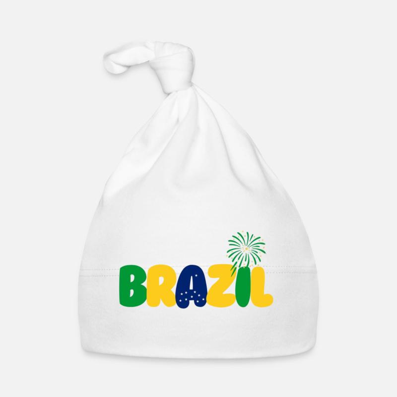 Brazil - Bonnet bio Bébé - blanc