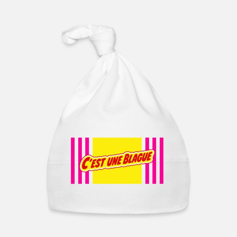 C'est une blague Bonnet bio Bébé