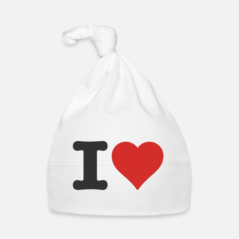 Ilove - Bonnet bio Bébé - blanc