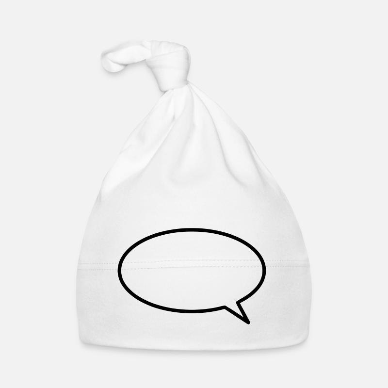 Sprechblase (rund) Baby Bio-Mütze
