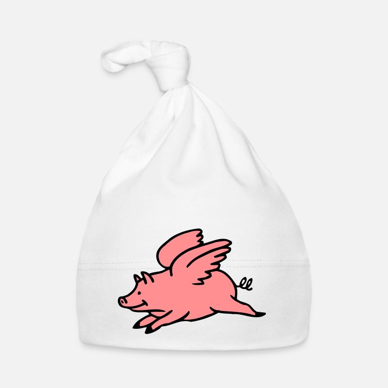 Flying Pig Bonnet bio Bébé
