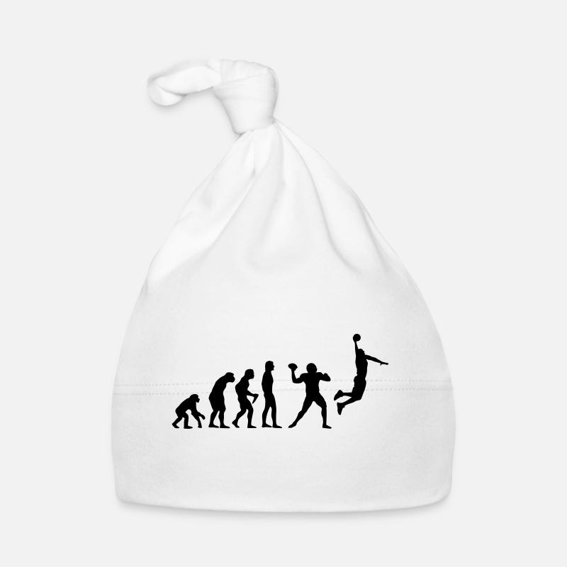 Basket-ball Evolution Basketball Basket - Bonnet bio Bébé - blanc