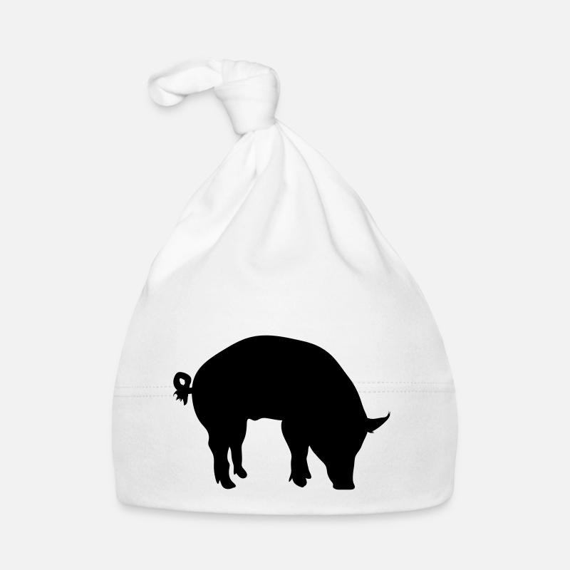 pig - Bonnet bio Bébé - blanc