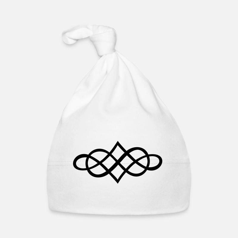 infinity ornament (1c) Baby Bio-Mütze