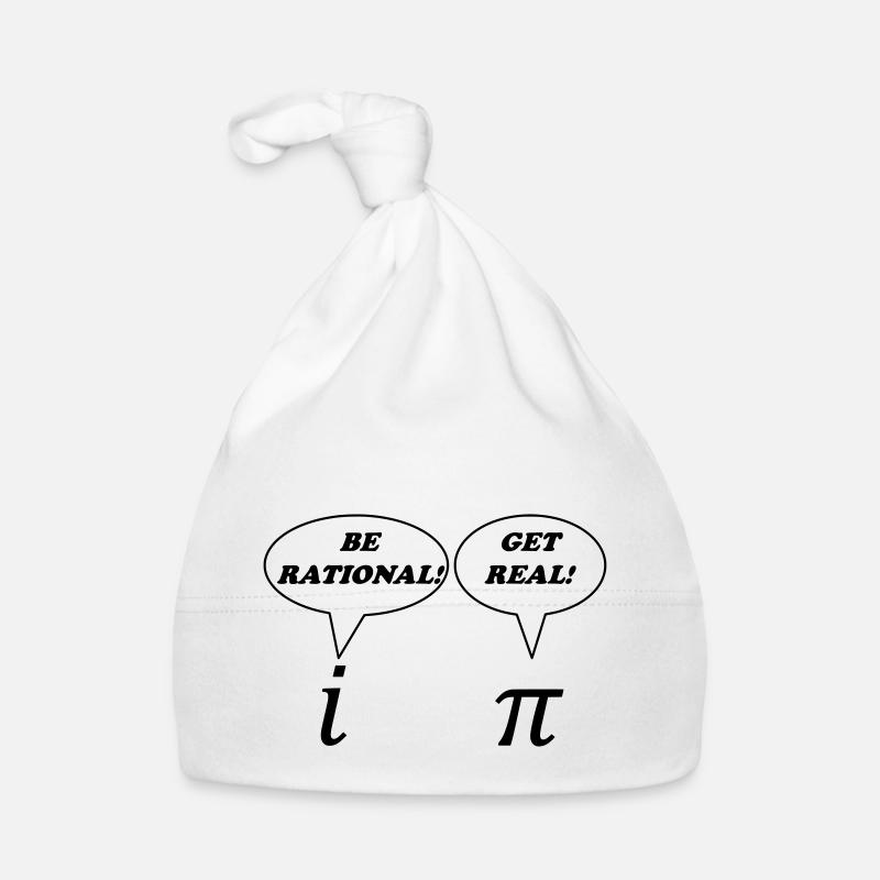 Math: Get Real - Bonnet bio Bébé - blanc