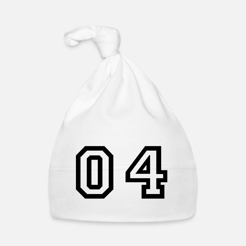 Nummer - 04 - Null vier Baby Bio-Mütze