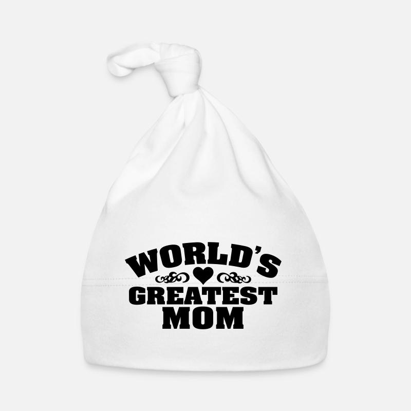 Grande maman du monde - Bonnet bio Bébé - blanc