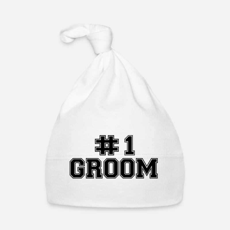 Numer One Groom Baby Bio-Mütze