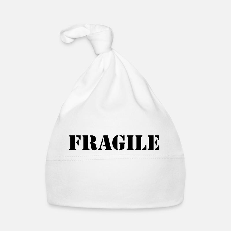 Fragile Baby Bio-Mütze