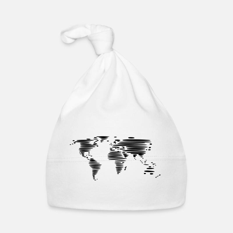 Carte du monde Bonnet bio Bébé