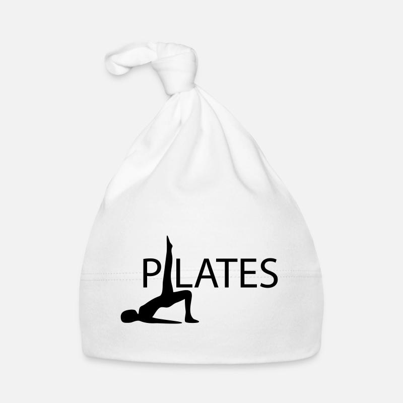 Pilates - Baby Bio-Mütze - Weiß