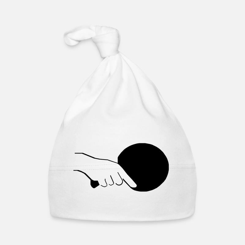 TT-Schlaeger_e - Baby Bio-Mütze - Weiß