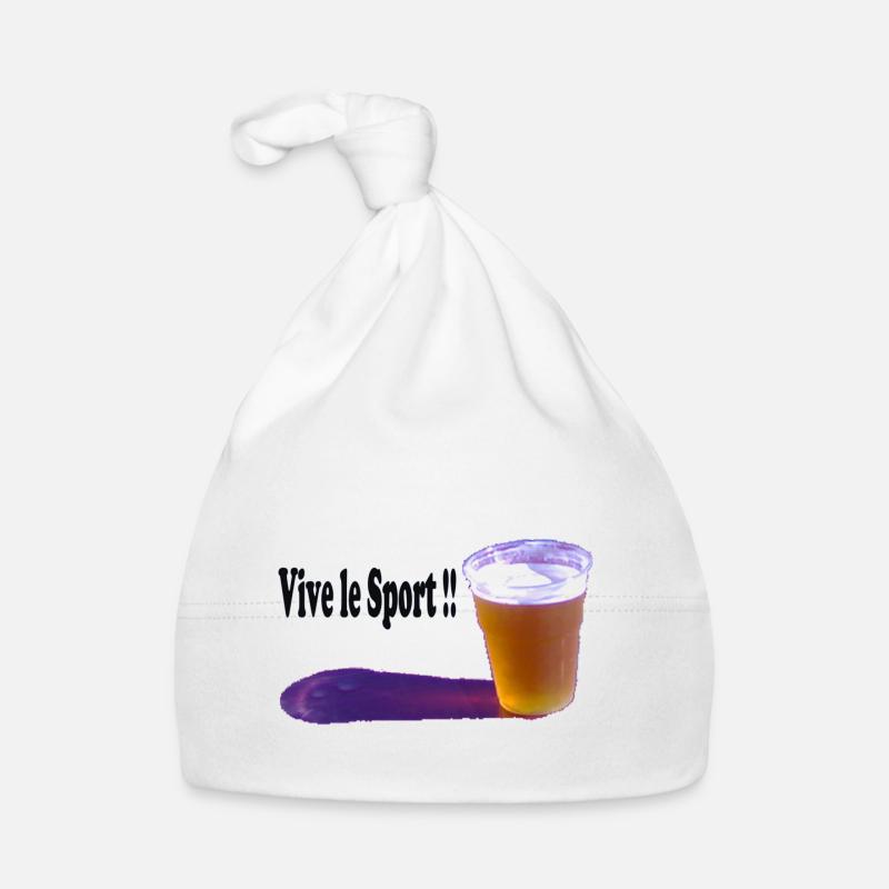 sport - Bonnet bio Bébé - blanc