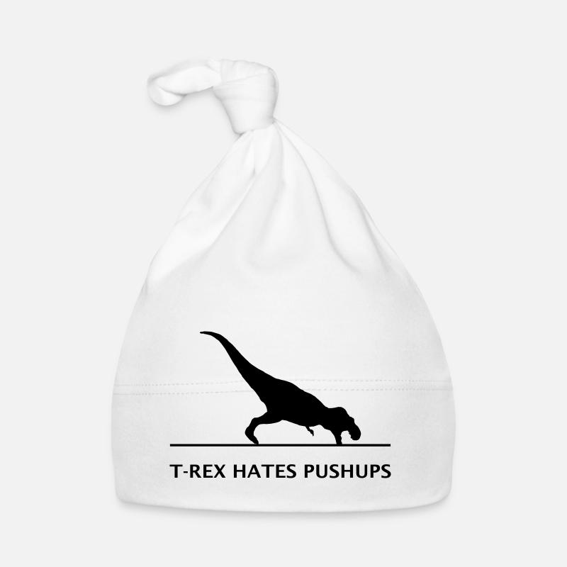T-rex hates pushups Bonnet bio Bébé