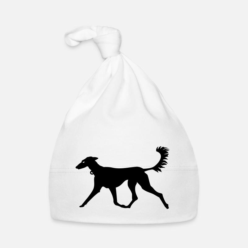 Windhund / greyhound (1c) Baby Bio-Mütze