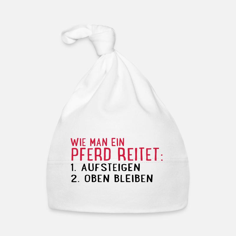 Pferd Baby Bio-Mütze
