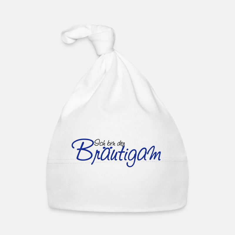 ich_bin_der_braeutigam - Baby Bio-Mütze - Weiß
