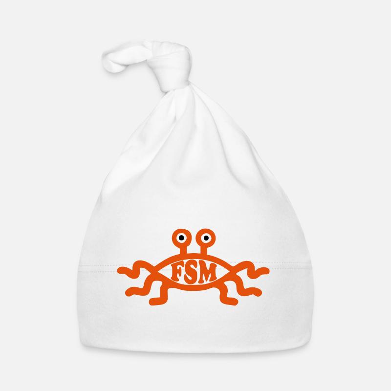 Flying Spaghetti Monster - Bonnet bio Bébé - blanc
