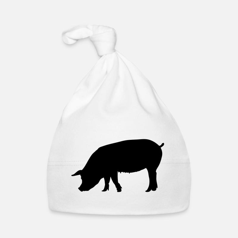 maiale Cappellino ecologico per neonato