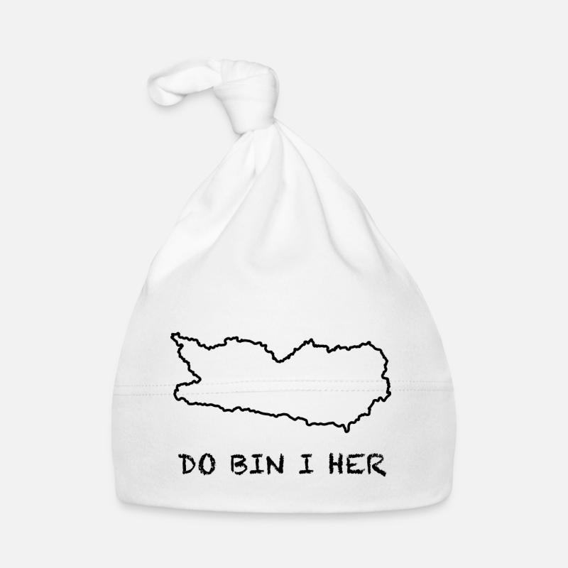 do bin i her - Kärnten Baby Bio-Mütze