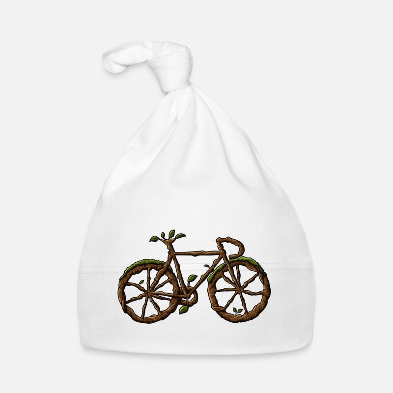 Bike-tree - Bonnet bio Bébé - blanc