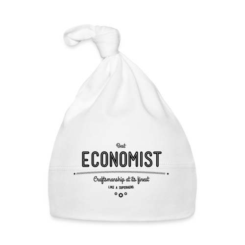 Bester Ökonom - wie ein Superheld - Baby Bio-Mütze