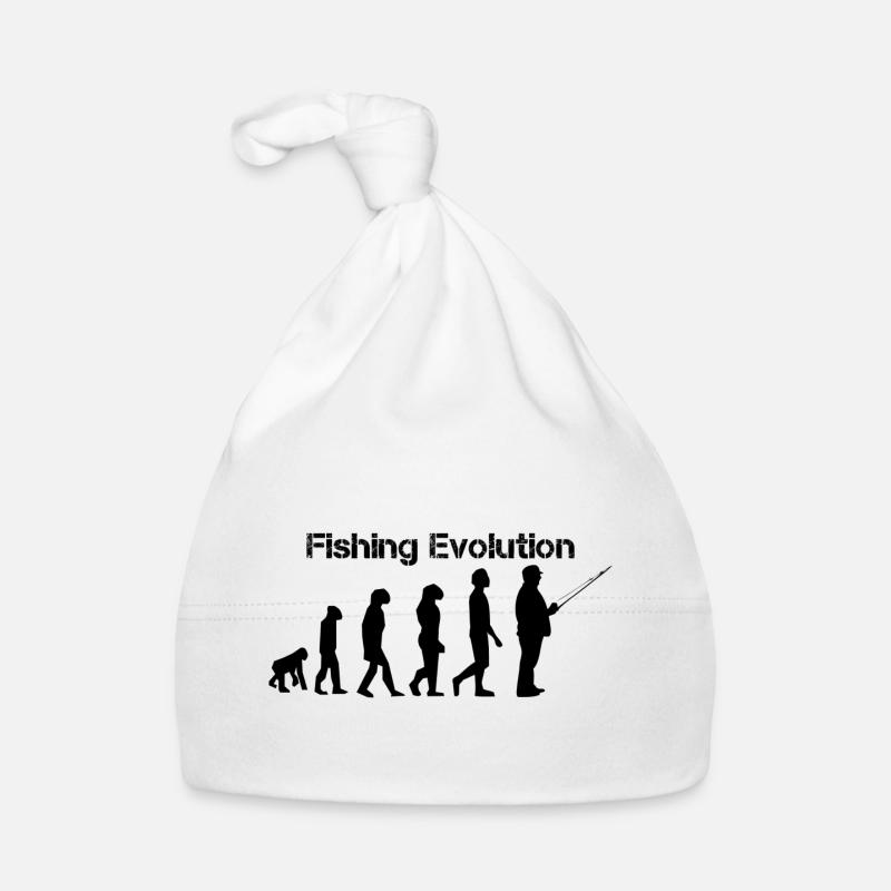 Fishing evolution Organic Baby Cap