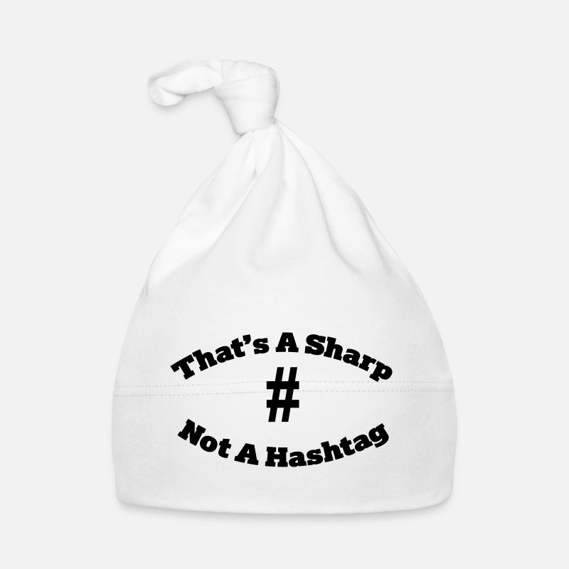 That's a sharp not a hashtag Organic Baby Cap
