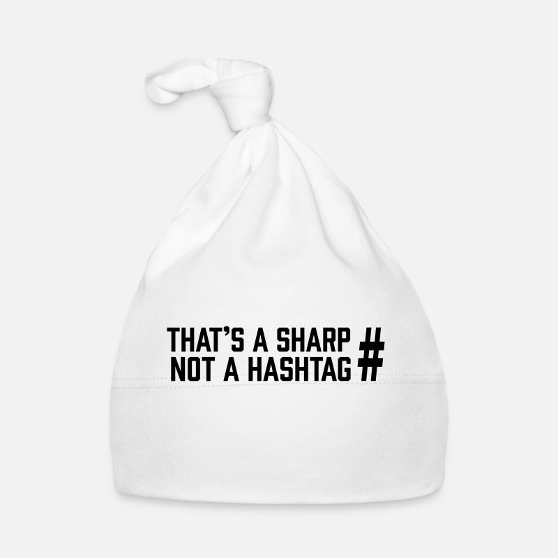 Sharp vs Hashtag Organic Baby Cap