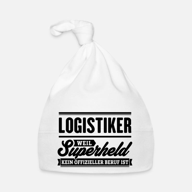 Superheld Logistiker Baby Bio-Mütze
