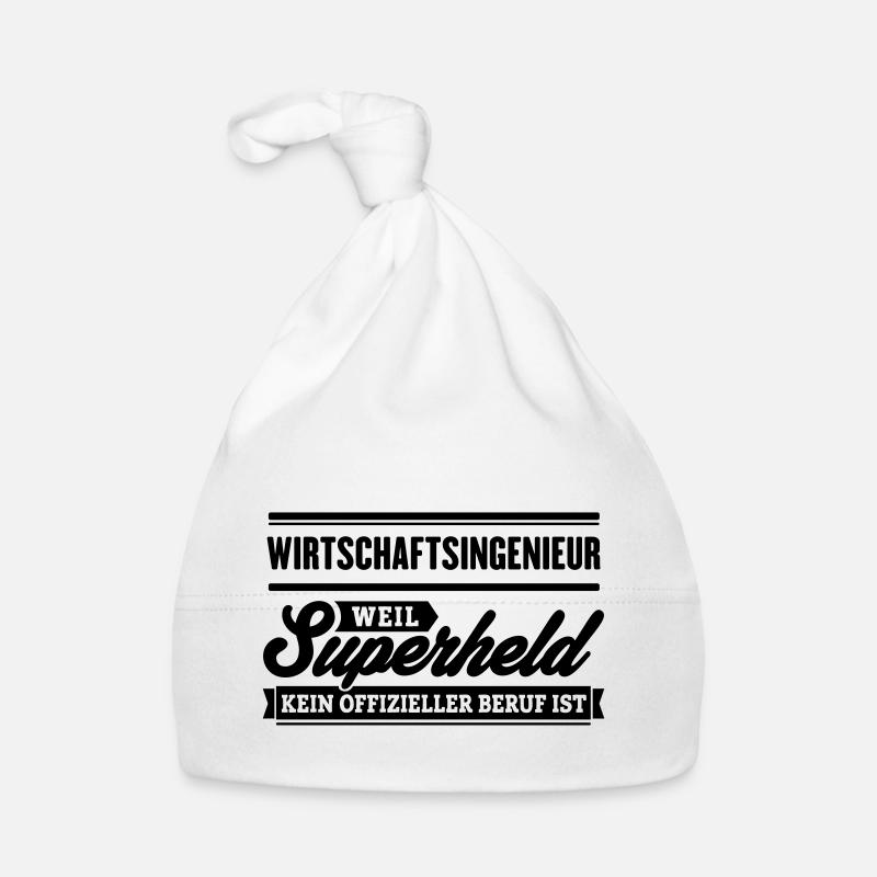 Superheld Wirtschaftsingenieur Baby Bio-Mütze
