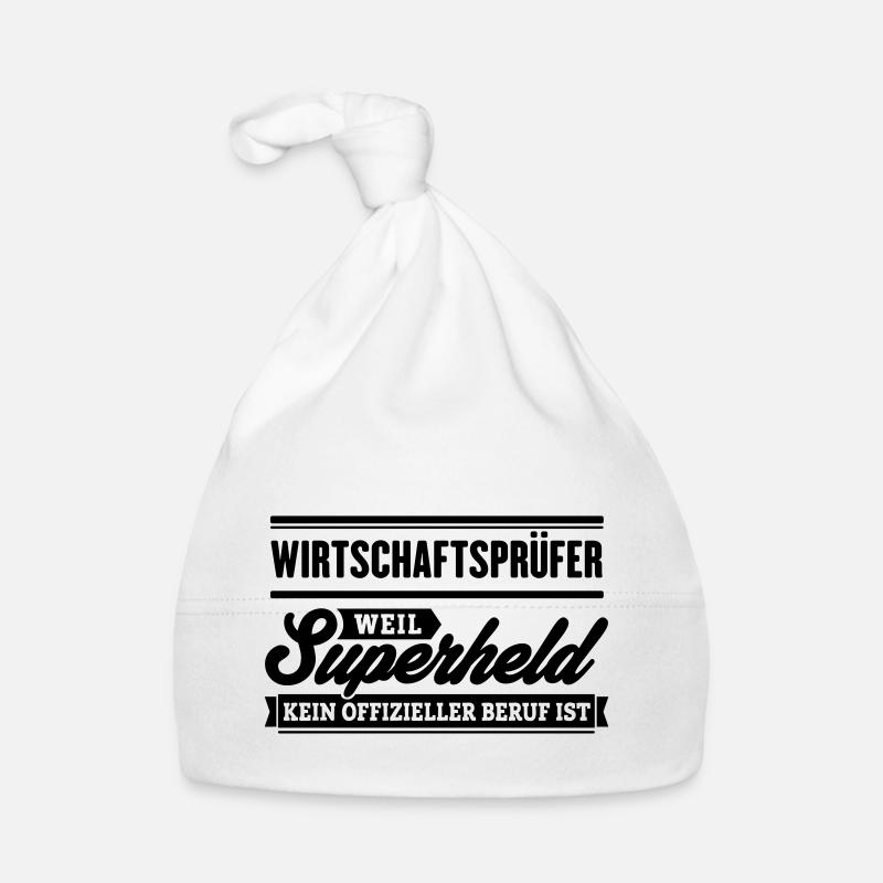 Superheld Wirtschaftsprüfer Baby Bio-Mütze
