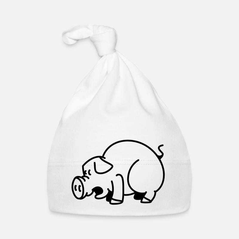 Schwein Baby Bio-Mütze