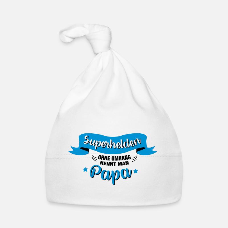 Superheld Papa Baby Bio-Mütze