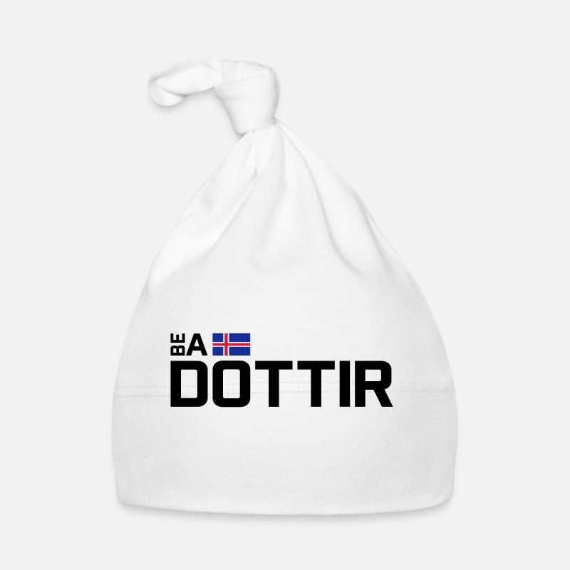 Be a Dottir - Horizontal Baby Bio-Mütze