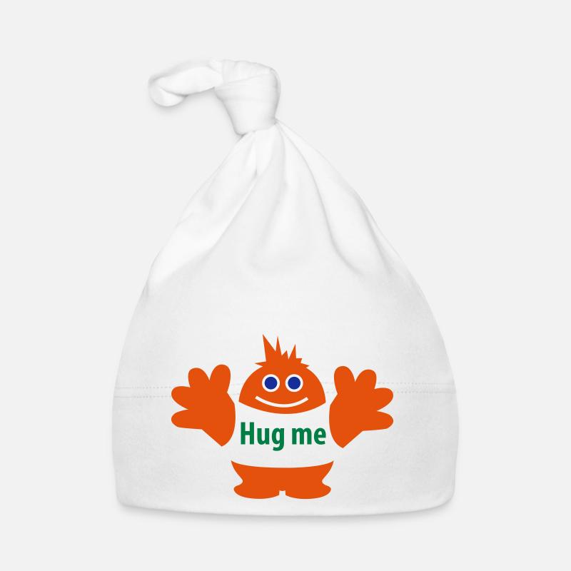 Hug me - Bonnet bio Bébé - blanc
