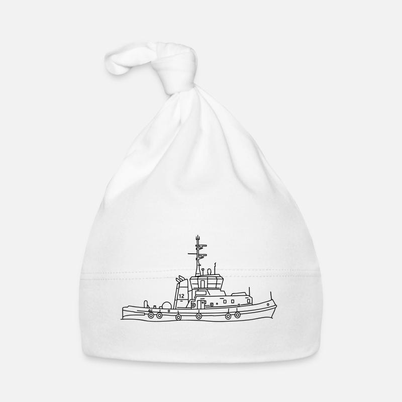 Schlepper Schleppschiff Baby Bio-Mütze