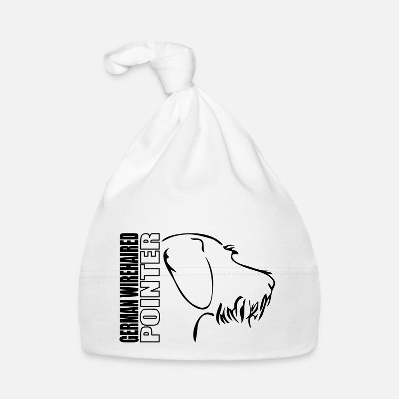 German wirehaired pointer PROFILE Organic Baby Cap