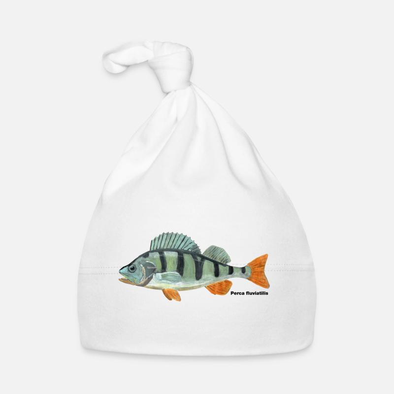 Perch - Perca fluviatilis Organic Baby Cap