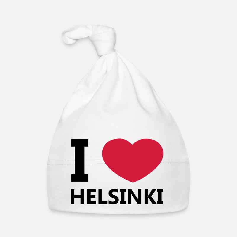 Ich liebe Helsinki Baby Bio-Mütze