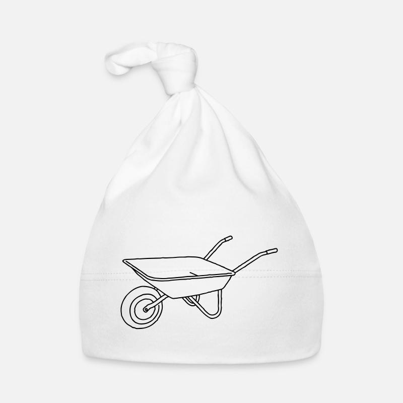 Schubkarre Karette Baby Bio-Mütze