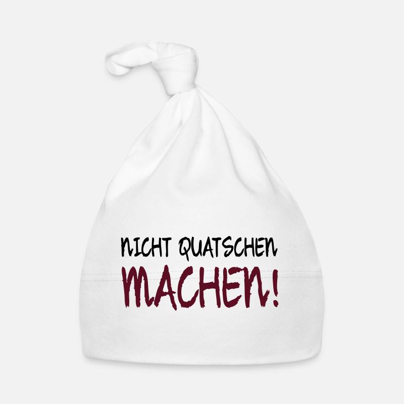 NICHT QUATSCHEN MACHEN! Baby Bio-Mütze