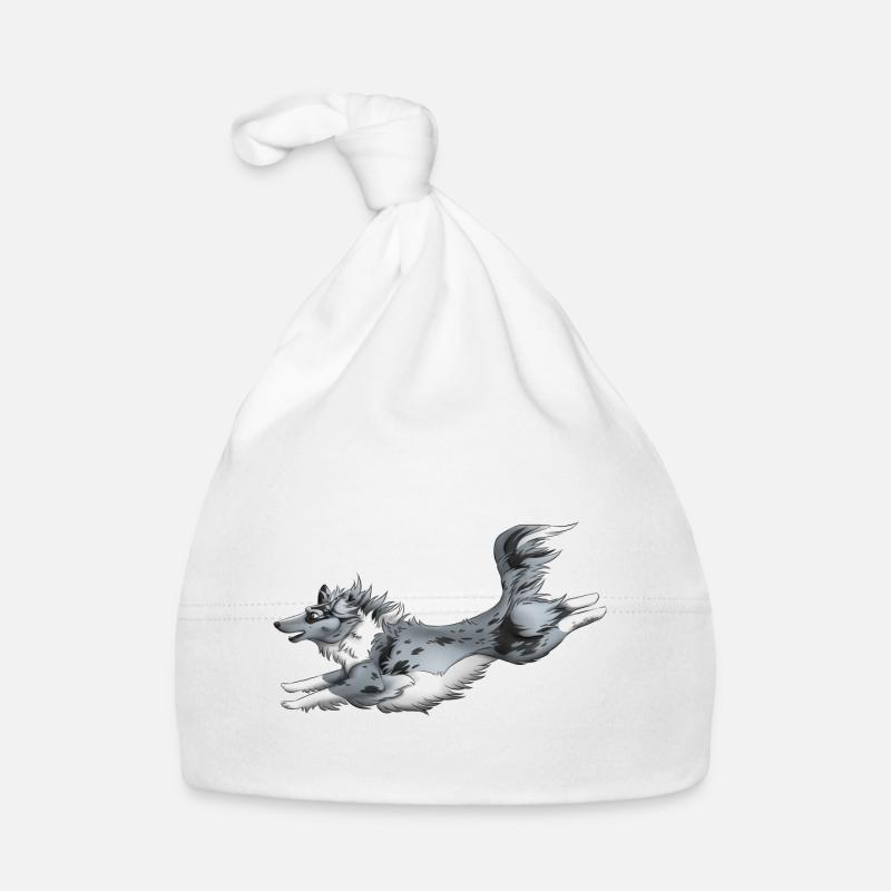 Berger Shetland Bleu Merle Bonnet bio Bébé