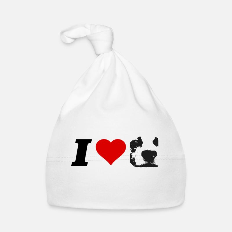 J'aime Jack Russel Bonnet bio Bébé