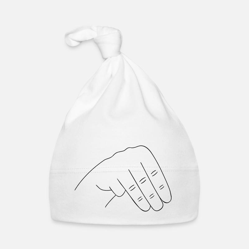 Handzeichen Baby Bio-Mütze