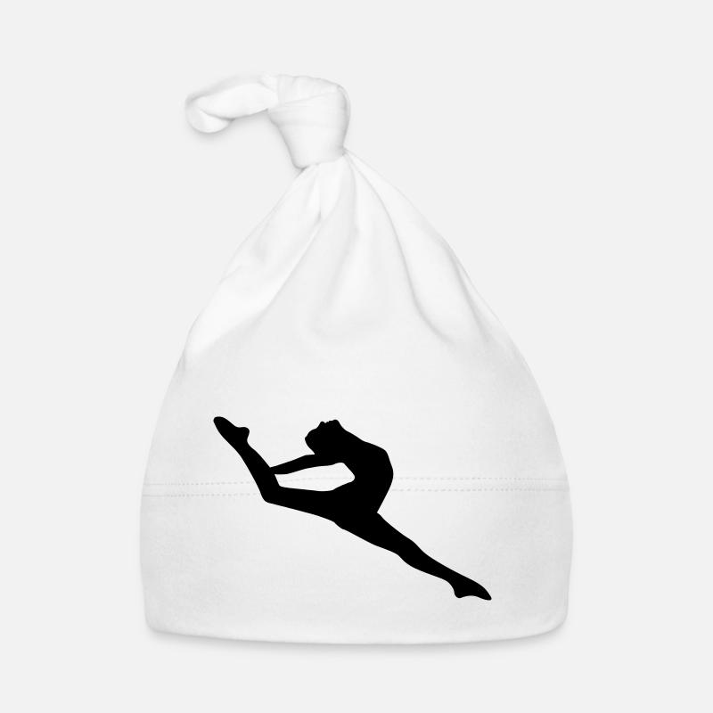 Vektor Balletttänzer Silhouette Baby Bio-Mütze